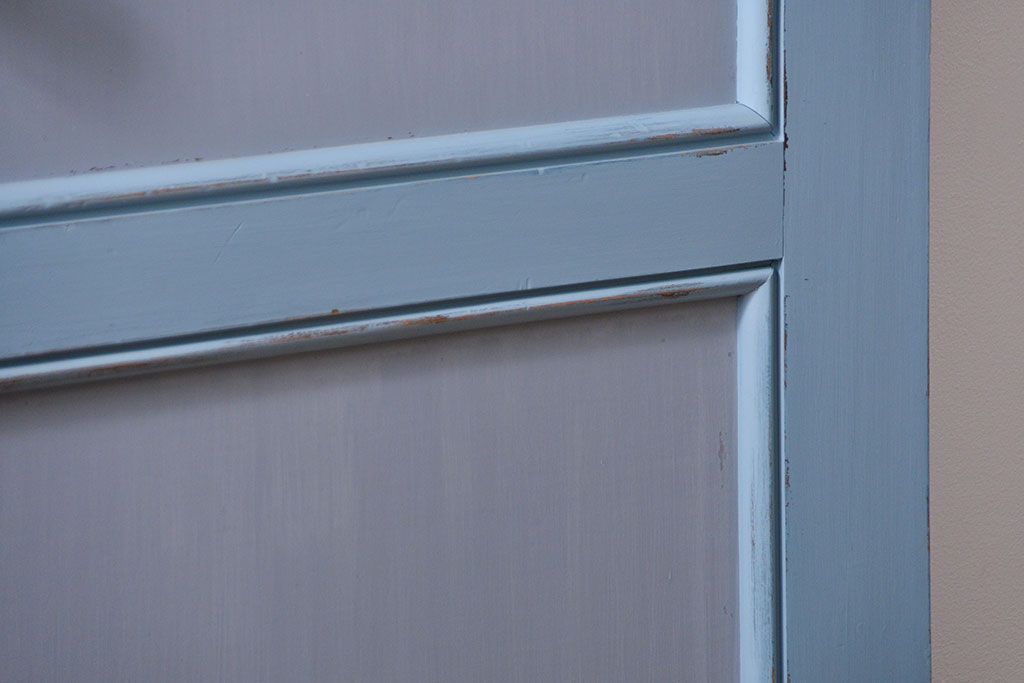 アンティークペイント 背の高い上質な両開きドア1対 (扉)