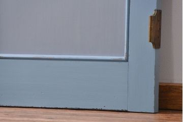 アンティークペイント 背の高い上質な両開きドア1対 (扉)