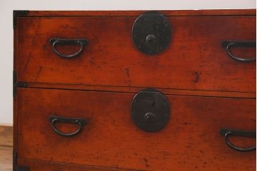 アンティーク家具　古民具・骨董 飛騨高山 衣装箪笥ローボード (時代箪笥、ローチェスト)