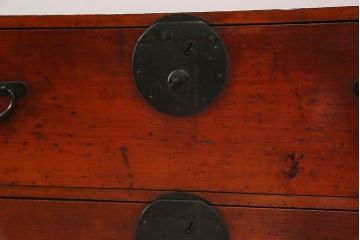 アンティーク家具　古民具・骨董 飛騨高山 衣装箪笥ローボード (時代箪笥、ローチェスト)