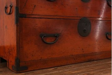 アンティーク家具　古民具・骨董 飛騨高山 衣装箪笥ローボード (時代箪笥、ローチェスト)