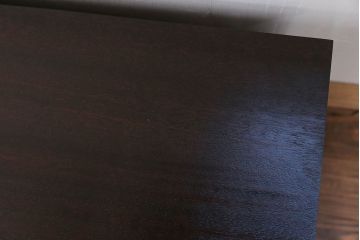 アンティーク家具　大正ロマン 全面黒檀材のシックな時代箪笥ローチェスト (ローボード)