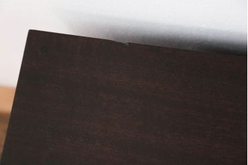 アンティーク家具　大正ロマン 全面黒檀材のシックな時代箪笥ローチェスト (ローボード)