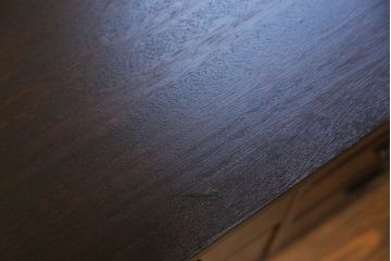 アンティーク家具　大正ロマン 全面黒檀材のシックな時代箪笥ローチェスト (ローボード)