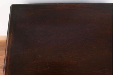 アンティーク家具　大正ロマン 古い木の上品なレコードケース (サイドキャビネット)