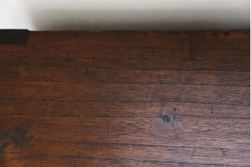 アンティーク家具　古民具・骨董 大きな丸金具の時代箪笥