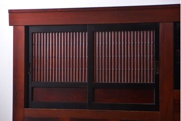 アンティーク家具 アンティーク 前面欅材!上質な六尺水屋箪笥