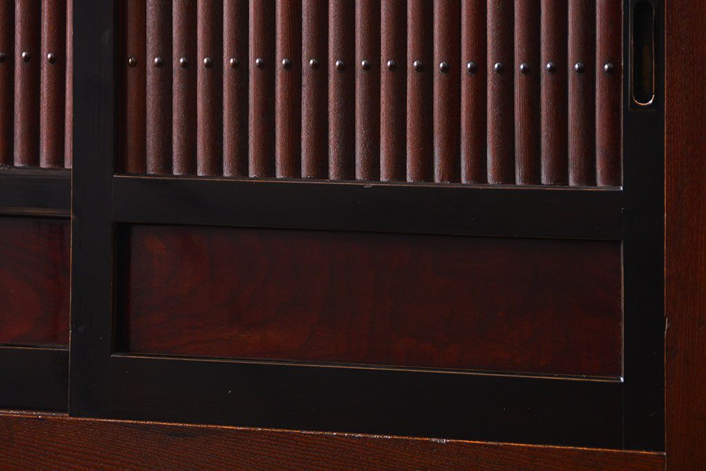 アンティーク家具 アンティーク 前面欅材!上質な六尺水屋箪笥