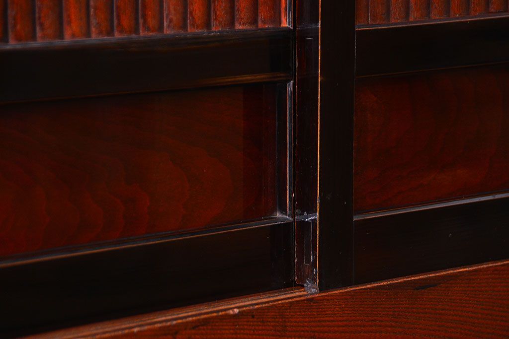 アンティーク家具 アンティーク 前面欅材!上質な六尺水屋箪笥