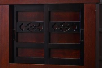 アンティーク家具 アンティーク 前面欅材!上質な六尺水屋箪笥