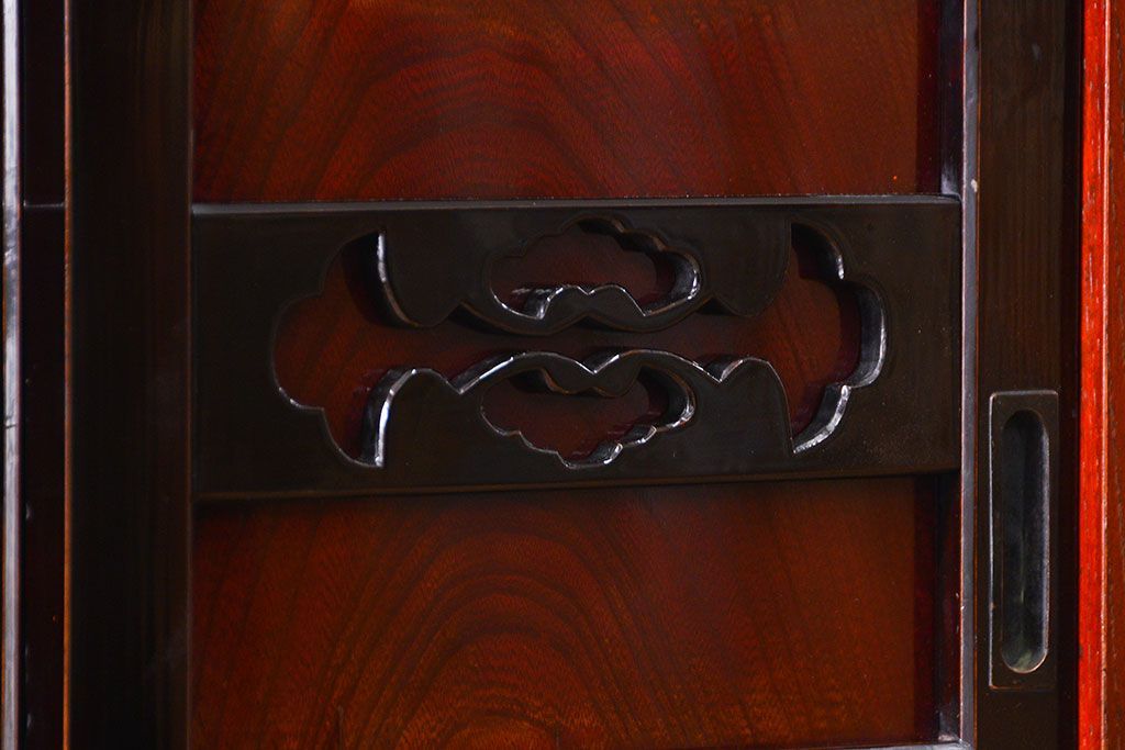 アンティーク家具 アンティーク 前面欅材!上質な六尺水屋箪笥