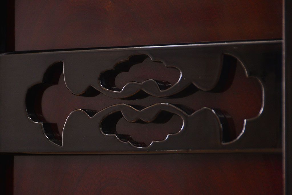 アンティーク家具 アンティーク 前面欅材!上質な六尺水屋箪笥