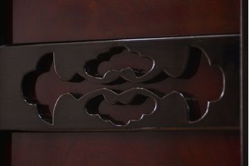 アンティーク家具 アンティーク 前面欅材!上質な六尺水屋箪笥