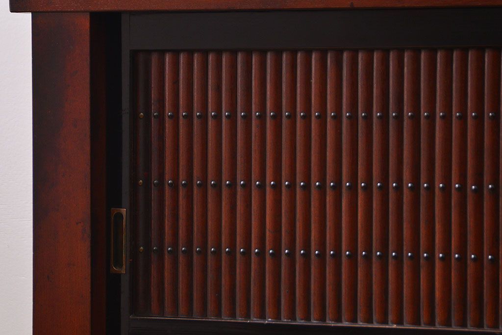 アンティーク家具 アンティーク 前面欅材!上質な六尺水屋箪笥