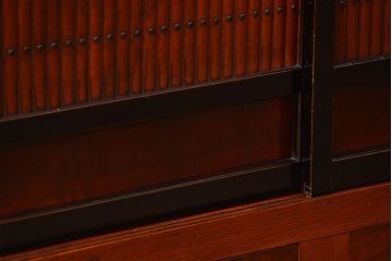 アンティーク家具 アンティーク 前面欅材!上質な六尺水屋箪笥