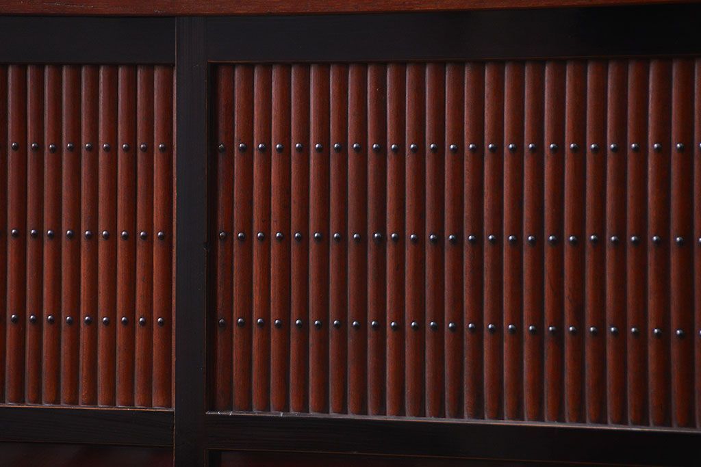 アンティーク家具 アンティーク 前面欅材!上質な六尺水屋箪笥