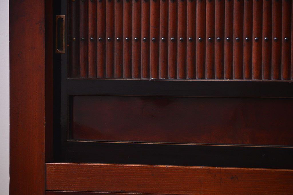 アンティーク家具 アンティーク 前面欅材!上質な六尺水屋箪笥