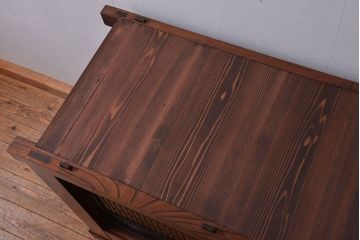 アンティーク家具 アンティーク 前面欅材!上質な六尺水屋箪笥