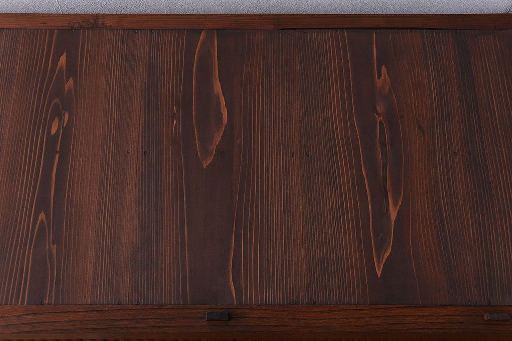 アンティーク家具 アンティーク 前面欅材!上質な六尺水屋箪笥