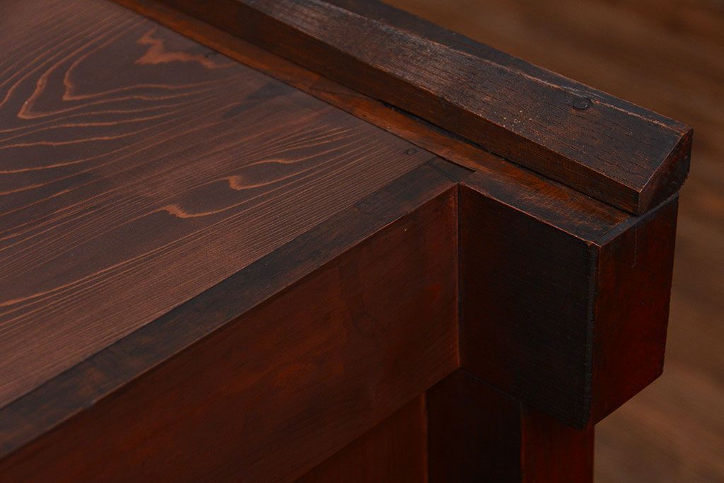 アンティーク家具 アンティーク 前面欅材!上質な六尺水屋箪笥
