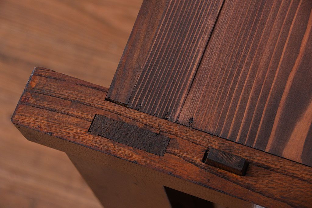 アンティーク家具 アンティーク 前面欅材!上質な六尺水屋箪笥