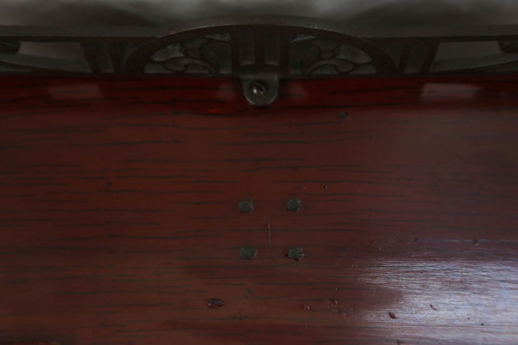 アンティーク雑貨　古民具・骨董 古い木のアンティークレジスター(金銭登録機)