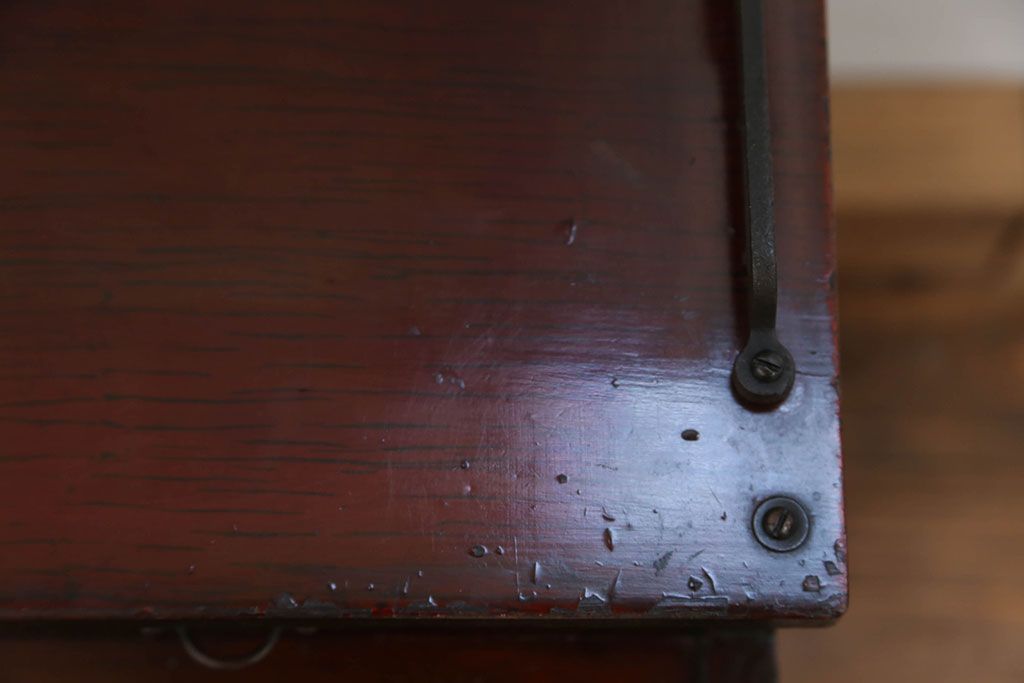 アンティーク雑貨　古民具・骨董 古い木のアンティークレジスター(金銭登録機)