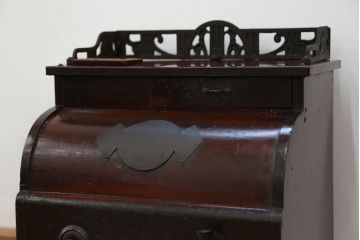 アンティーク雑貨　古民具・骨董 古い木のアンティークレジスター(金銭登録機)