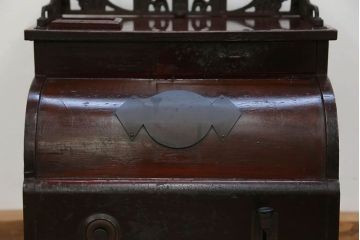 アンティーク雑貨　古民具・骨董 古い木のアンティークレジスター(金銭登録機)