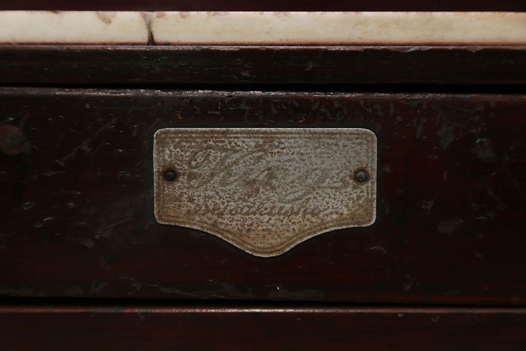 アンティーク雑貨　古民具・骨董 古い木のアンティークレジスター(金銭登録機)