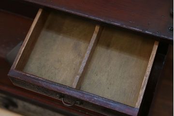 アンティーク雑貨　古民具・骨董 古い木のアンティークレジスター(金銭登録機)