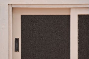 アンティーク家具　アンティーク 特大!タイル台付きの大きな六角ガラスケース(ショーケース)