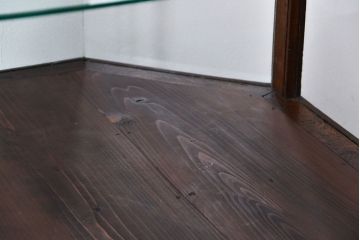 アンティーク家具　アンティーク 特大!タイル台付きの大きな六角ガラスケース(ショーケース)