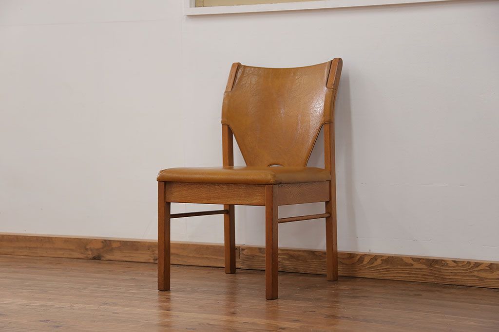 ヴィンテージ家具　昭和レトロ ビンテージマルニ シンプルな椅子(1) (チェア、イス)