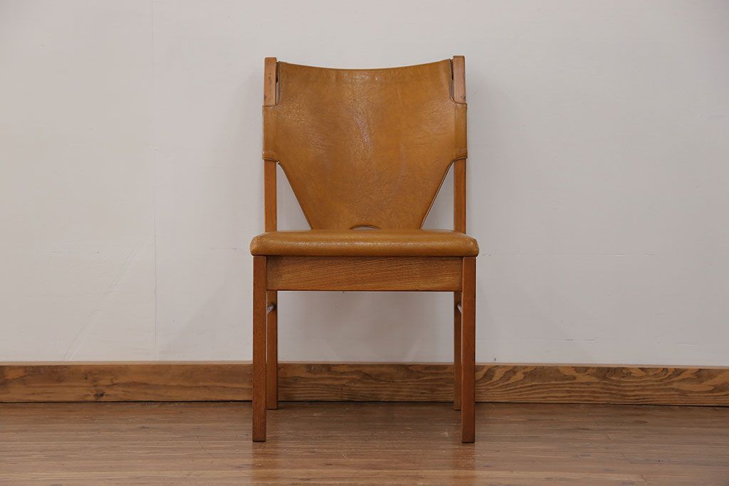 ヴィンテージ家具　昭和レトロ ビンテージマルニ シンプルな椅子(1) (チェア、イス)