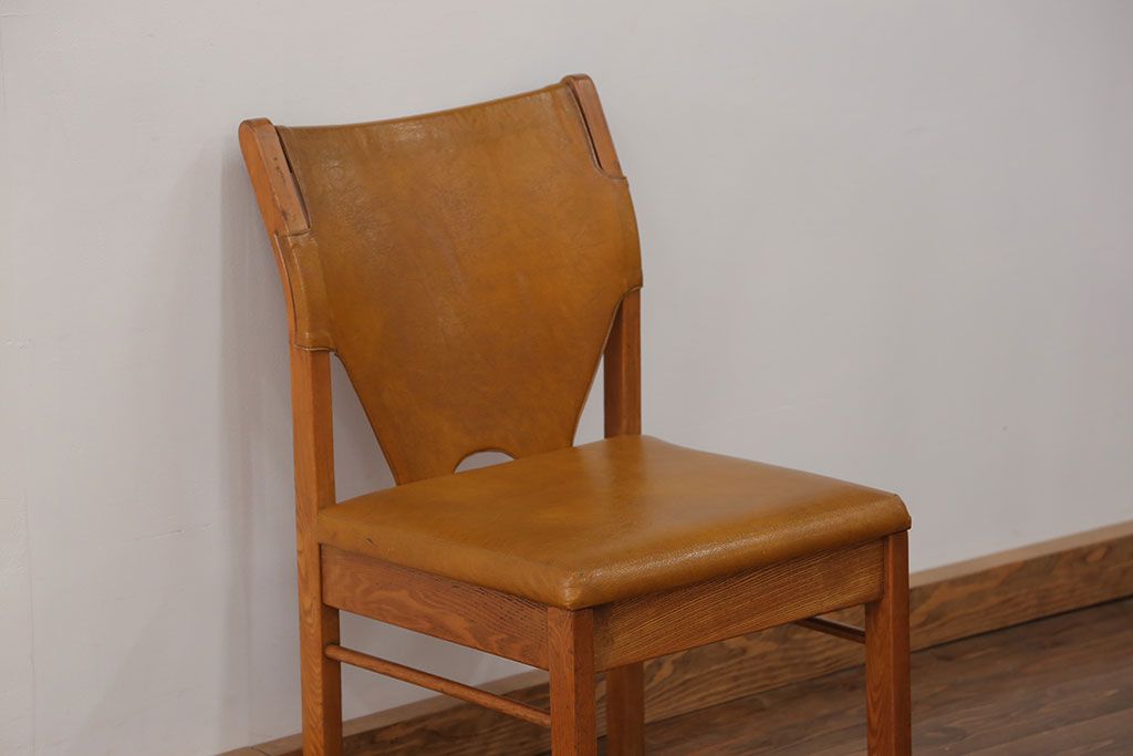 ヴィンテージ家具　昭和レトロ ビンテージマルニ シンプルな椅子(1) (チェア、イス)