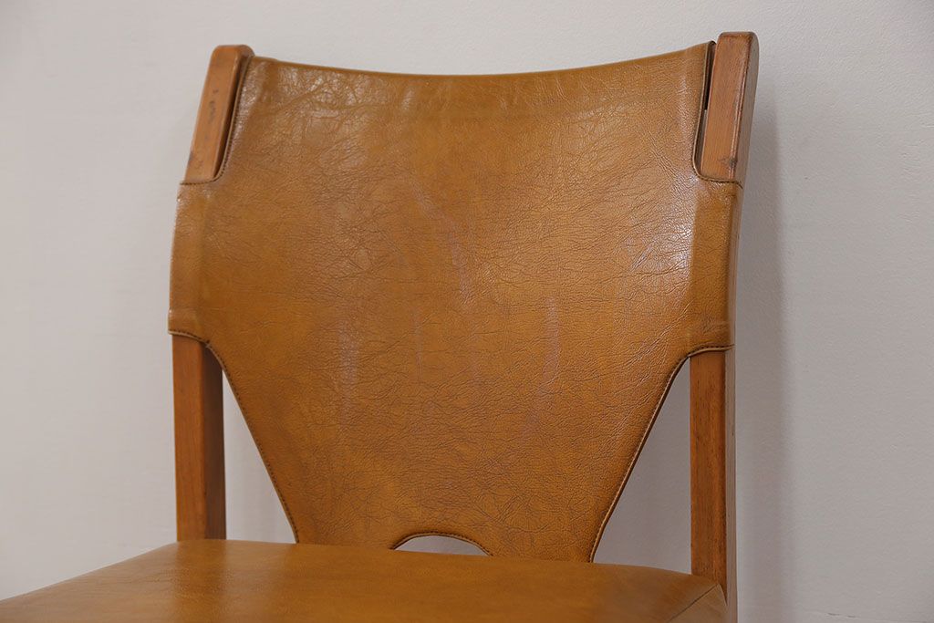 ヴィンテージ家具　昭和レトロ ビンテージマルニ シンプルな椅子(1) (チェア、イス)