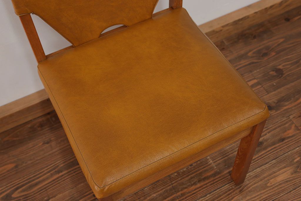 ヴィンテージ家具　昭和レトロ ビンテージマルニ シンプルな椅子(1) (チェア、イス)