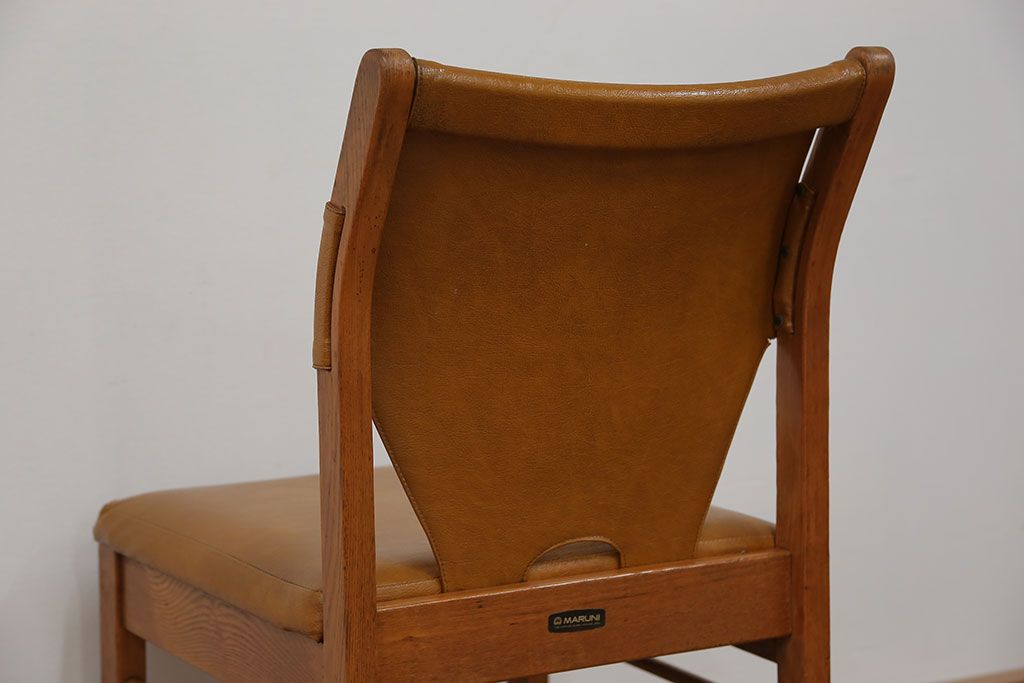 ヴィンテージ家具　昭和レトロ ビンテージマルニ シンプルな椅子(1) (チェア、イス)
