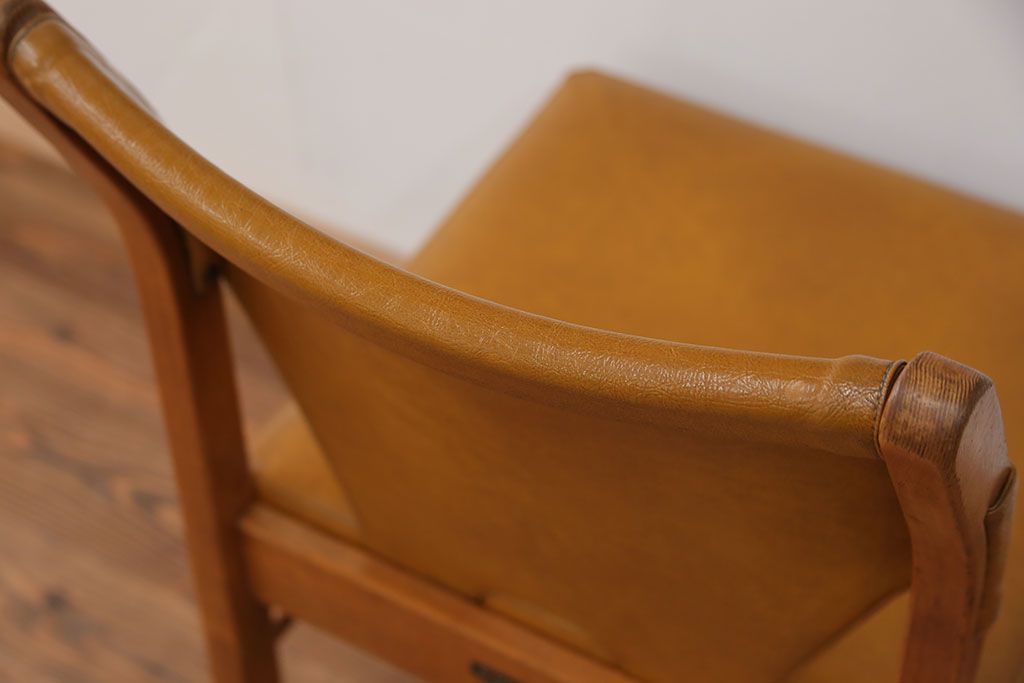 ヴィンテージ家具　昭和レトロ ビンテージマルニ シンプルな椅子(1) (チェア、イス)