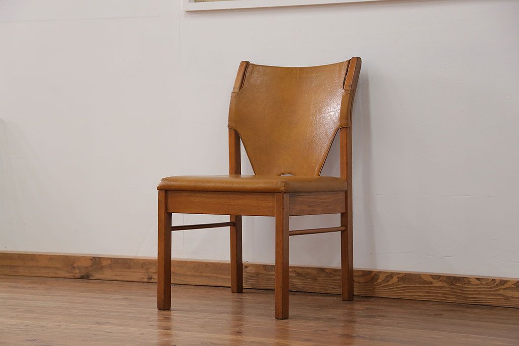 ヴィンテージ家具　昭和レトロ ビンテージマルニ シンプルな椅子(2) (チェア、イス)