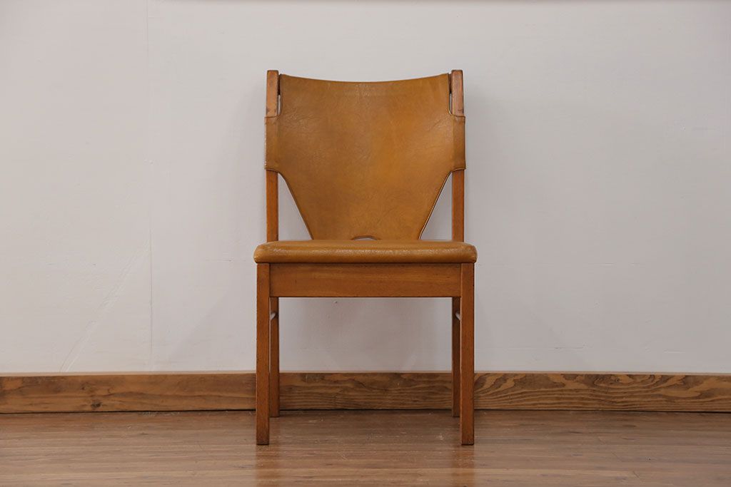 ヴィンテージ家具　昭和レトロ ビンテージマルニ シンプルな椅子(2) (チェア、イス)