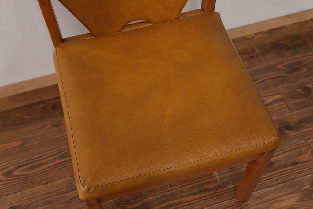 ヴィンテージ家具　昭和レトロ ビンテージマルニ シンプルな椅子(2) (チェア、イス)