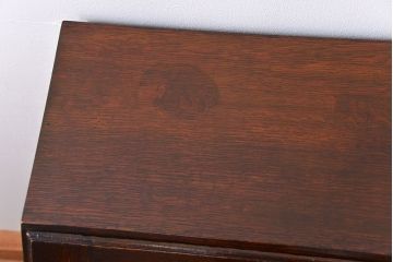 アンティーク家具　イギリスアンティーク オーク材の上質なライティングビューロー