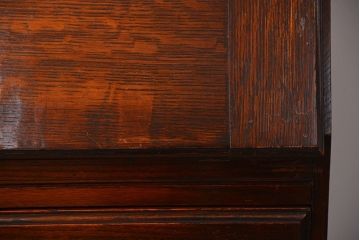 アンティーク家具　イギリスアンティーク オーク材の上質なライティングビューロー