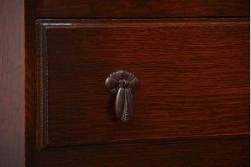 アンティーク家具　イギリスアンティーク オーク材の上質なライティングビューロー