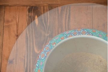 アンティーク雑貨　古民具・骨董　特大!火鉢センターテーブル (手焙り、伊万里、十錦手、窓絵)