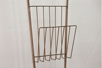 アンティーク雑貨　昭和レトロ レトロなアイアンハンガー(ポールスタンド、帽子掛け)