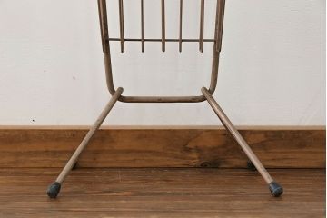 アンティーク雑貨　昭和レトロ レトロなアイアンハンガー(ポールスタンド、帽子掛け)