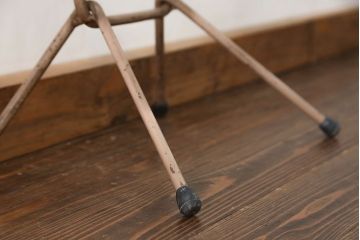 アンティーク雑貨　昭和レトロ レトロなアイアンハンガー(ポールスタンド、帽子掛け)